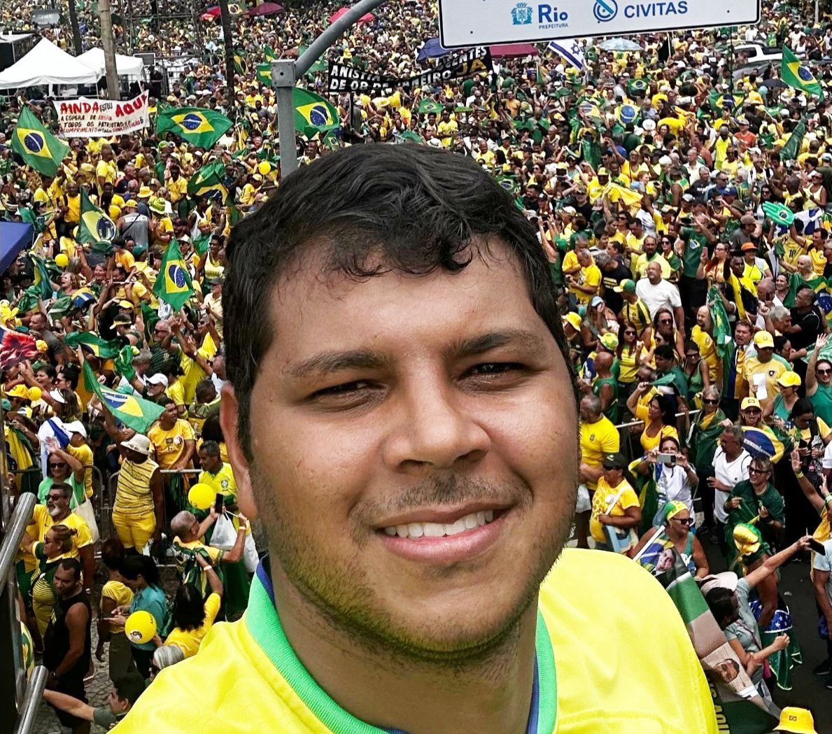 Diego Castro esteve presente no ato | Foto: Divulgação