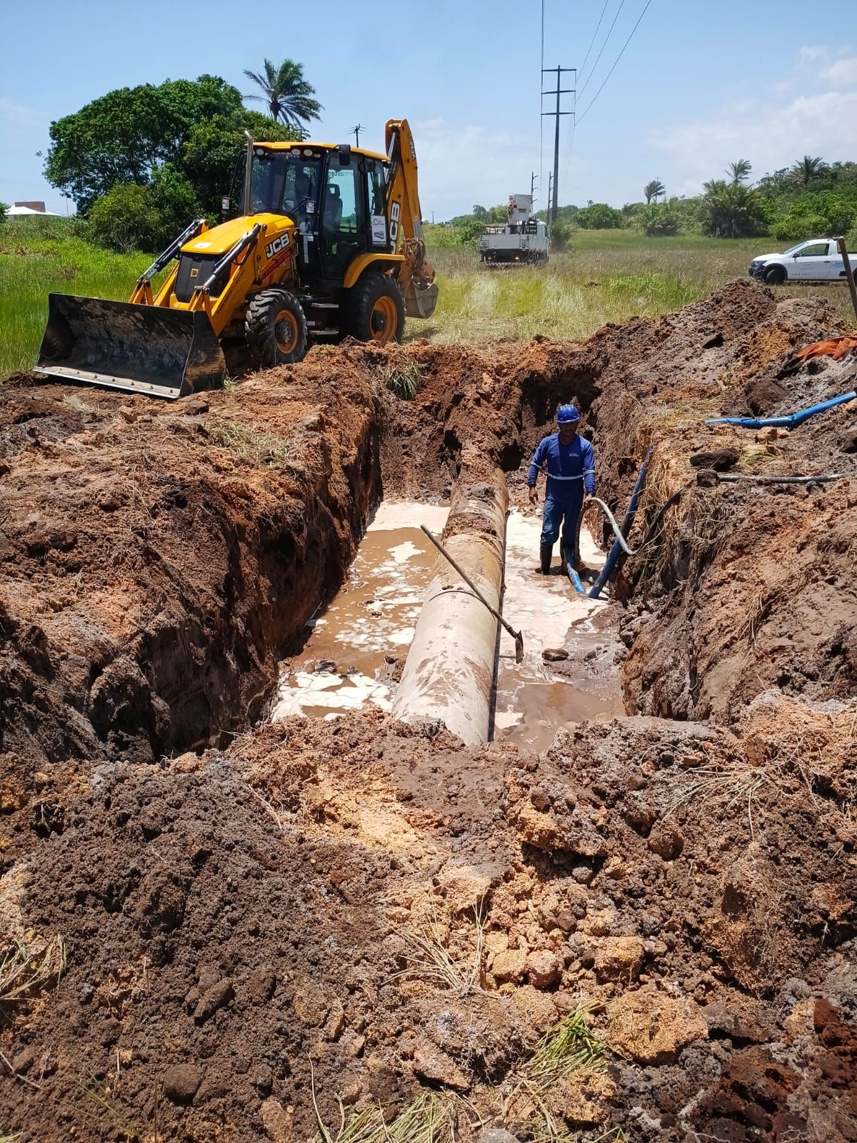 Abastecimento De Agua E Interrompido Em Itaparica E Localidades. | Foto: Divulgação Embasa