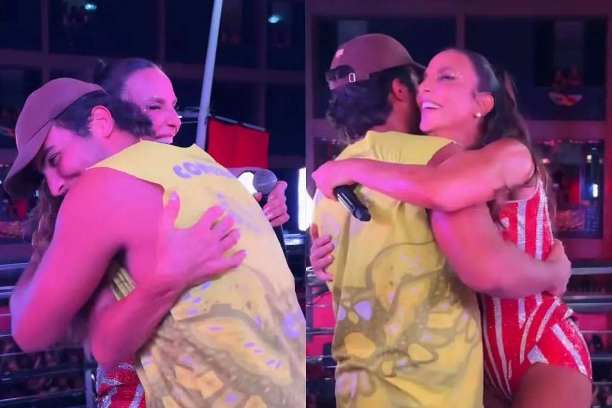 Ivete Sangalo e Marcelo dançam juntos em cima do trio elétrico e encantam