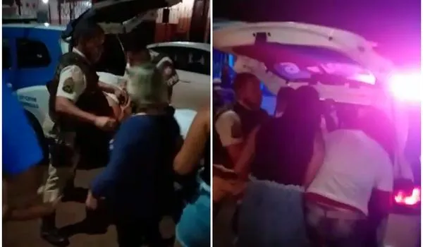 Vídeo: família denuncia ação agressiva de PMs durante abordagem em estabelecimento de Candeias; assista 