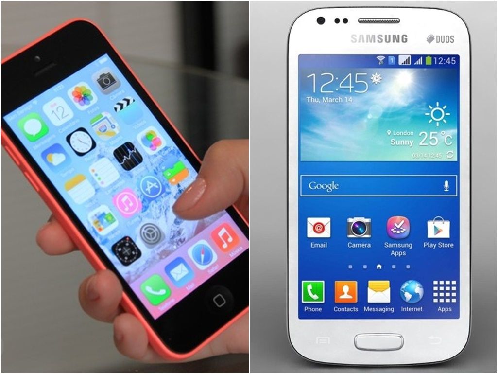 Dentre os modelos de celulares que vão ter o Whatsapp inoperante estão o Iphone 5c e o Galaxy S3. Foto: Reprodução