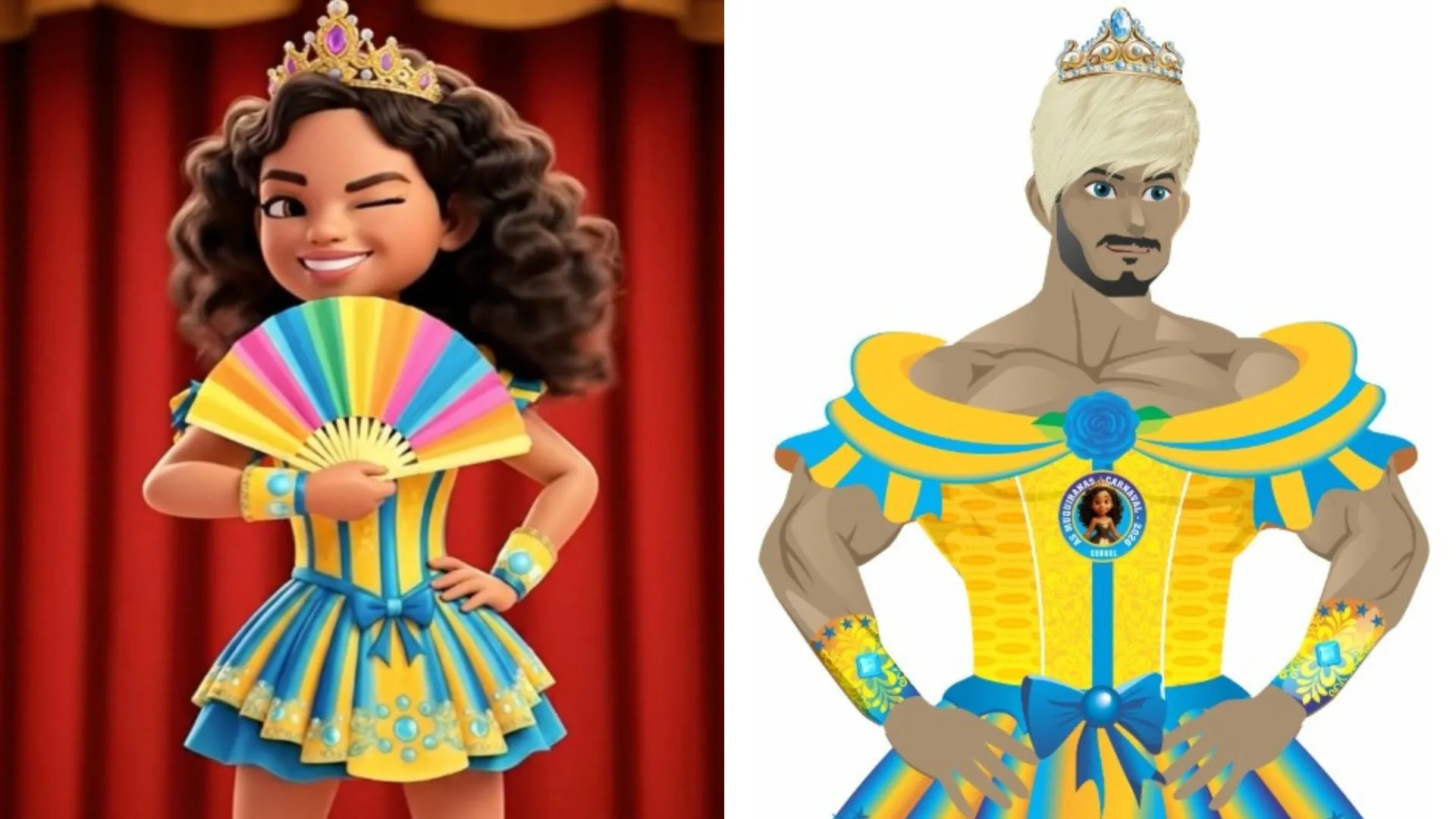 Veja como será a fantasia do bloco 'As Muquiranas' no Carnaval 2026