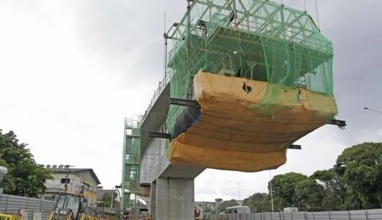 Contagem regressiva: obras do tramo III do Metrô de Salvador se aproximam dos 60% de conclusão