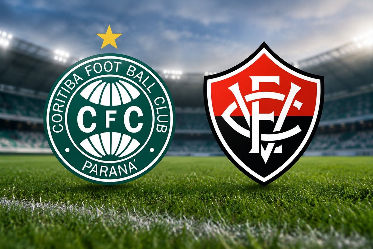 Coritiba e Vit&oacute;ria jogam pela 33&ordf; rodada do Brasileir&atilde;o. Foto: Ilustra&ccedil;&atilde;o