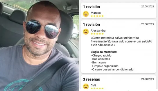Ele fez uma passageira desistir do suicídio em Salvador: conheça Germano, o motorista por app que ganhou "fama" de psicólogo 