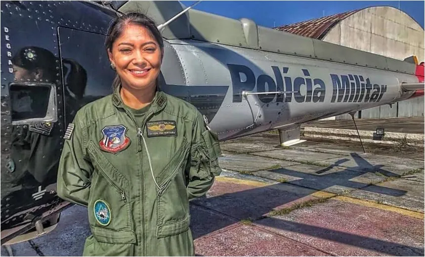 Polícia Militar de São Paulo tem a primeira mulher no comando de aeronaves