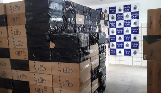Carga com 180 caixas de cigarro falsificado é apreendida na Bahia; itens somavam R$ 650 mil