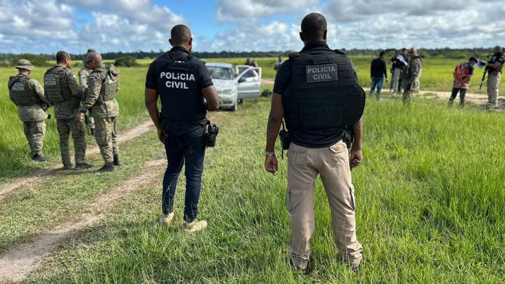 Suspeitos de invas&otilde;es de terras no extremo sul da Bahia. Foto: Alberto Maraux