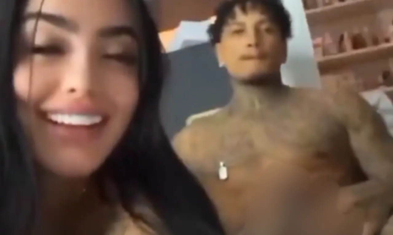 Vídeo íntimo de Mirella e marido vaza e web reage: 'Sem reação'