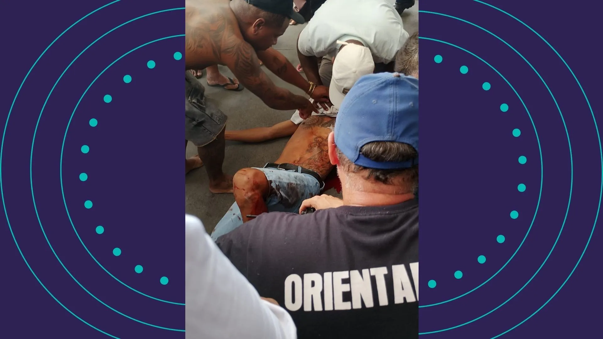 Imagens mostram movimentação no posto de gasolina após ataque a tiros que deixou dois homens baleados em Feira de Santana 