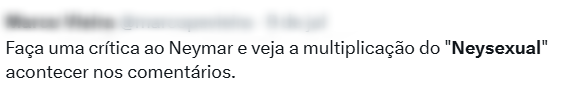 Neysexual. Foto: X