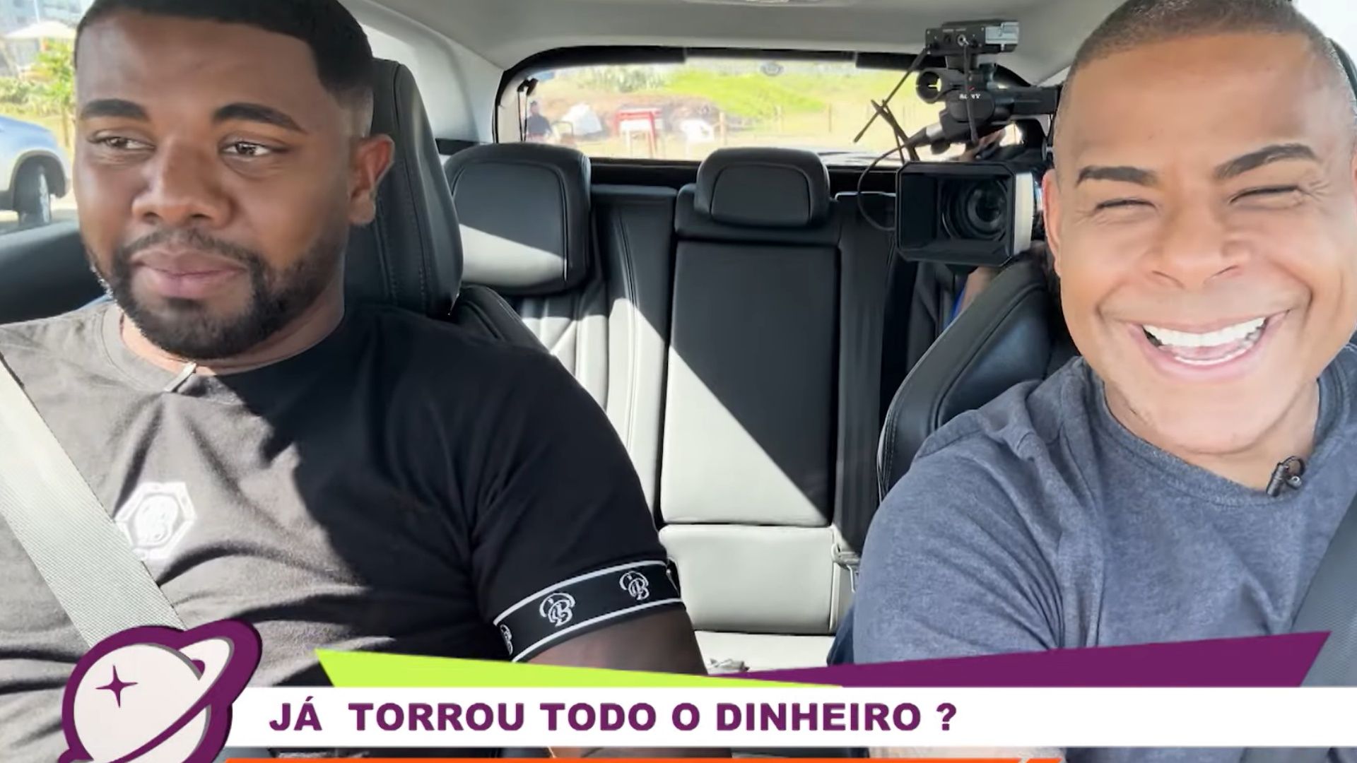 Davi Brito com Alex Lopes no 'Carona do Mulek'