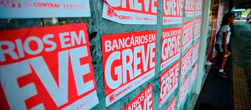 Bancários entram em greve por tempo indeterminado a partir desta terça-feira