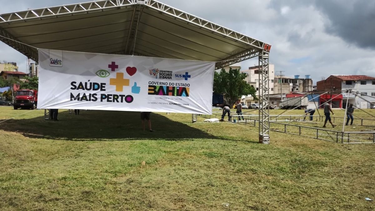 Feira Sa&uacute;de Mais Perto oferece exames e consultas gratuitos em Salvador.Foto: GovBA
