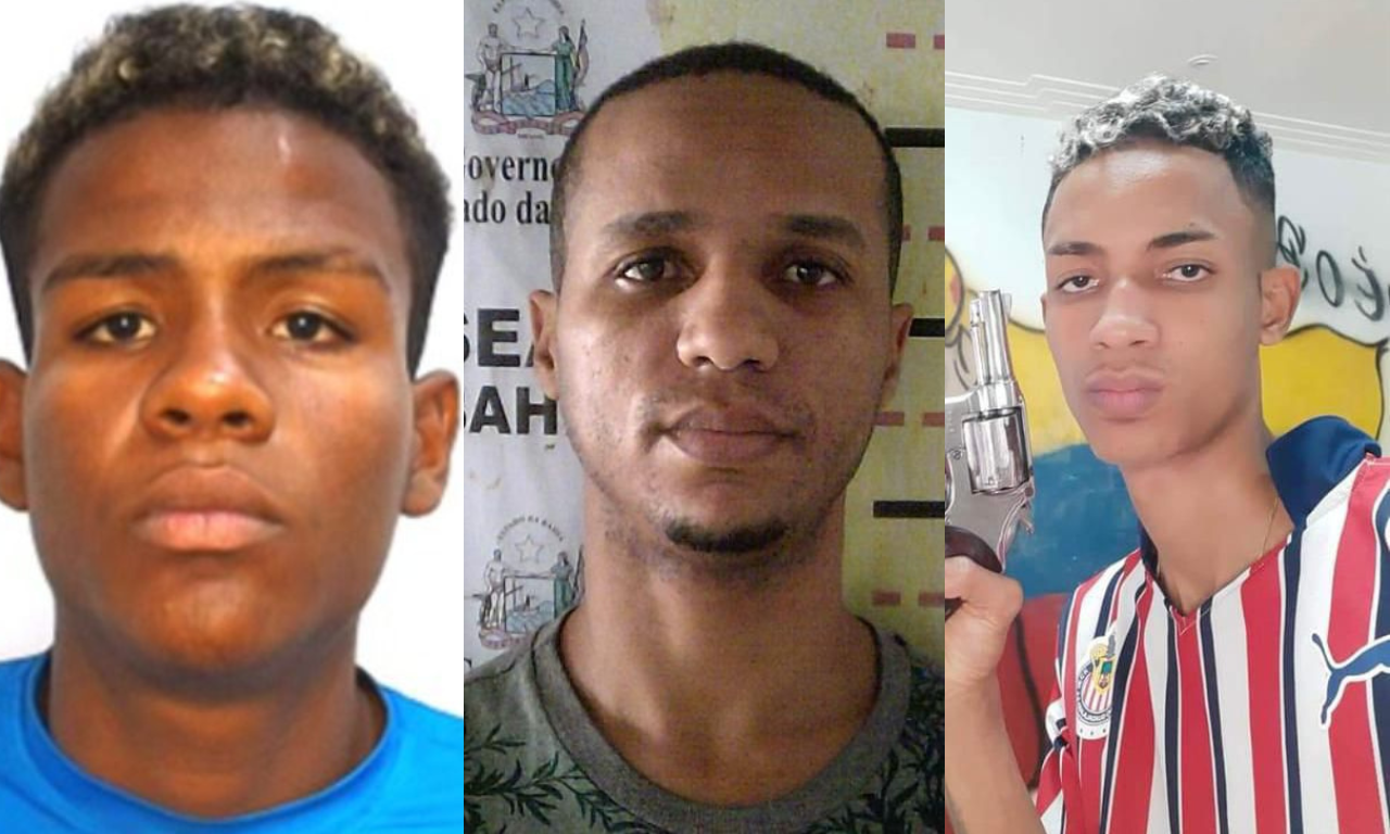 Kauan Pires da Silva (&agrave; esquerda), Joeferson Gomes dos Santos (ao centro) e Alexandre Souza Barbosa (&agrave; direita). Foto: Reprodu&ccedil;&atilde;o