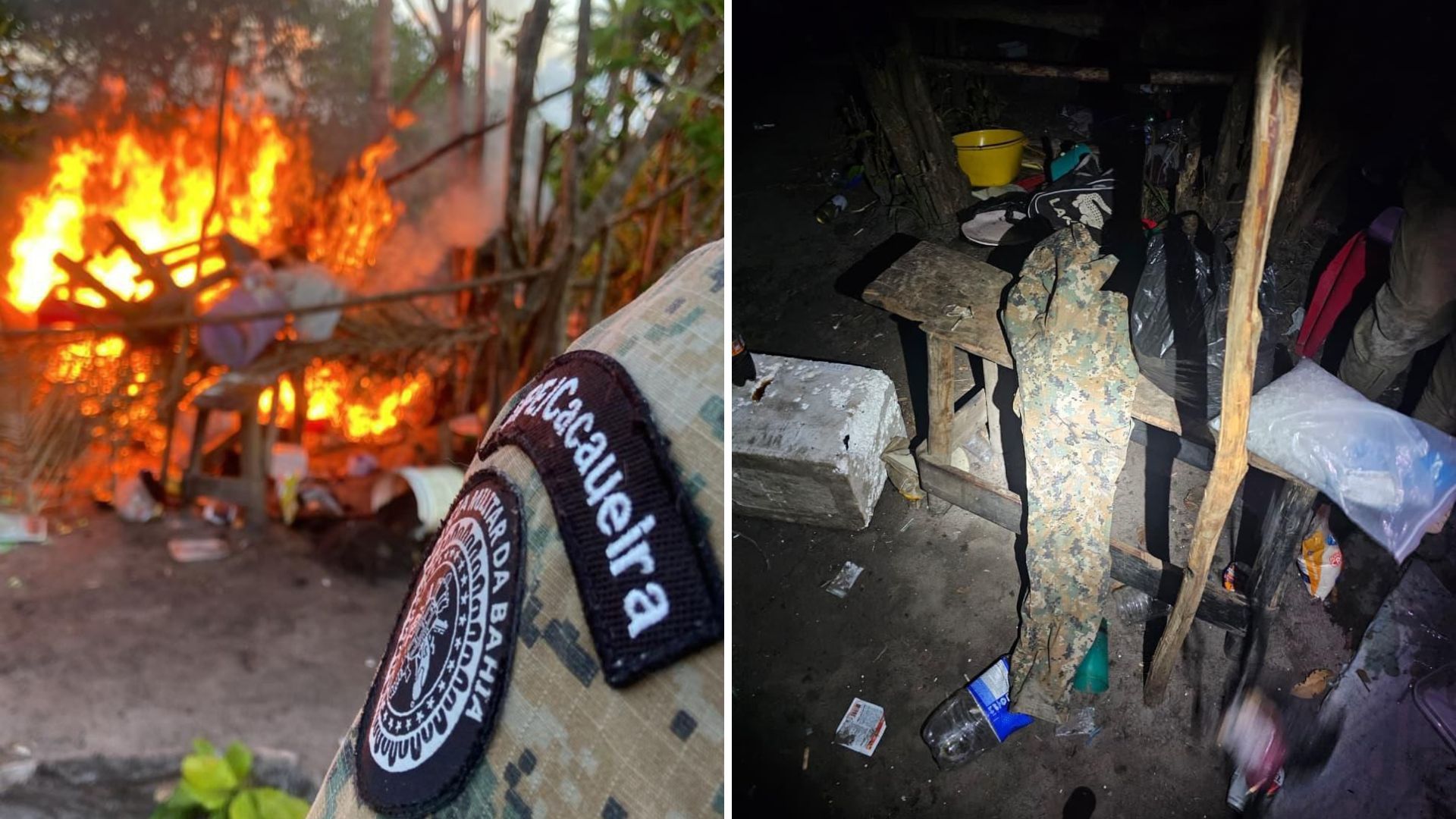 Opera&ccedil;&atilde;o policial no Baixo Sul da Bahia. Foto: Divulga&ccedil;&atilde;o SSP