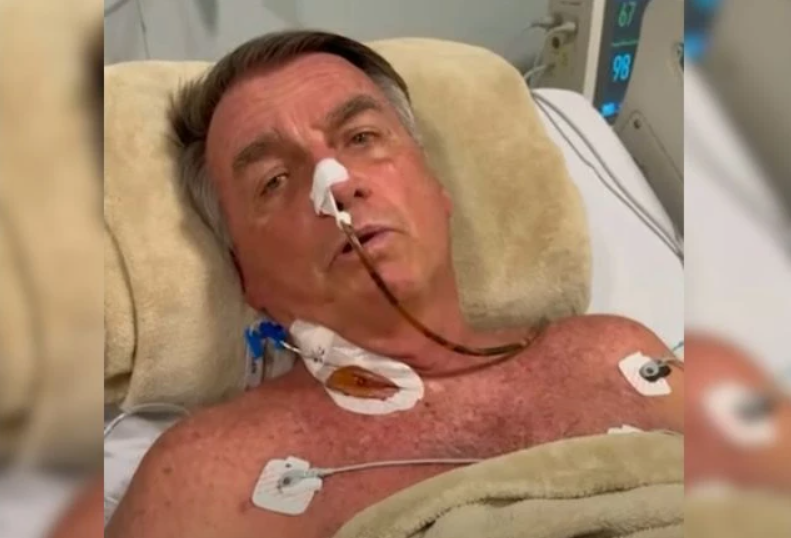 Bolsonaro passa por cirurgia. Foto: Redes sociais 