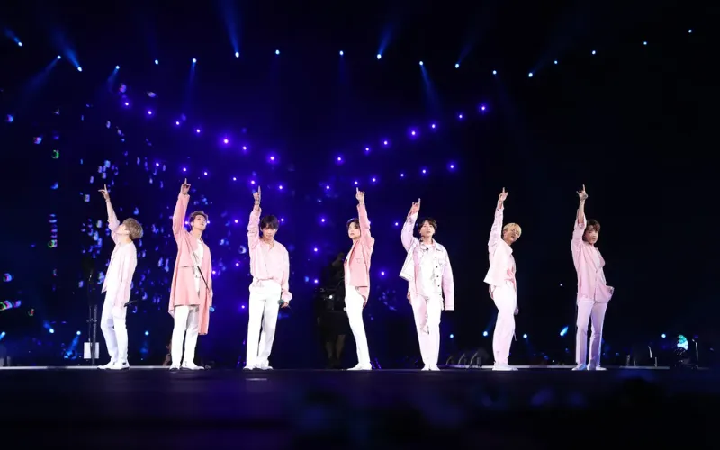 A &uacute;ltima passagem do septeto pelo Brasil foi em maio de 2019, justamente com a &ldquo;BTS World Tour Love Yourself: Speak Yourself&rdquo;/Foto: BigHit Entertainment Bts/Divulga&ccedil;&atilde;o