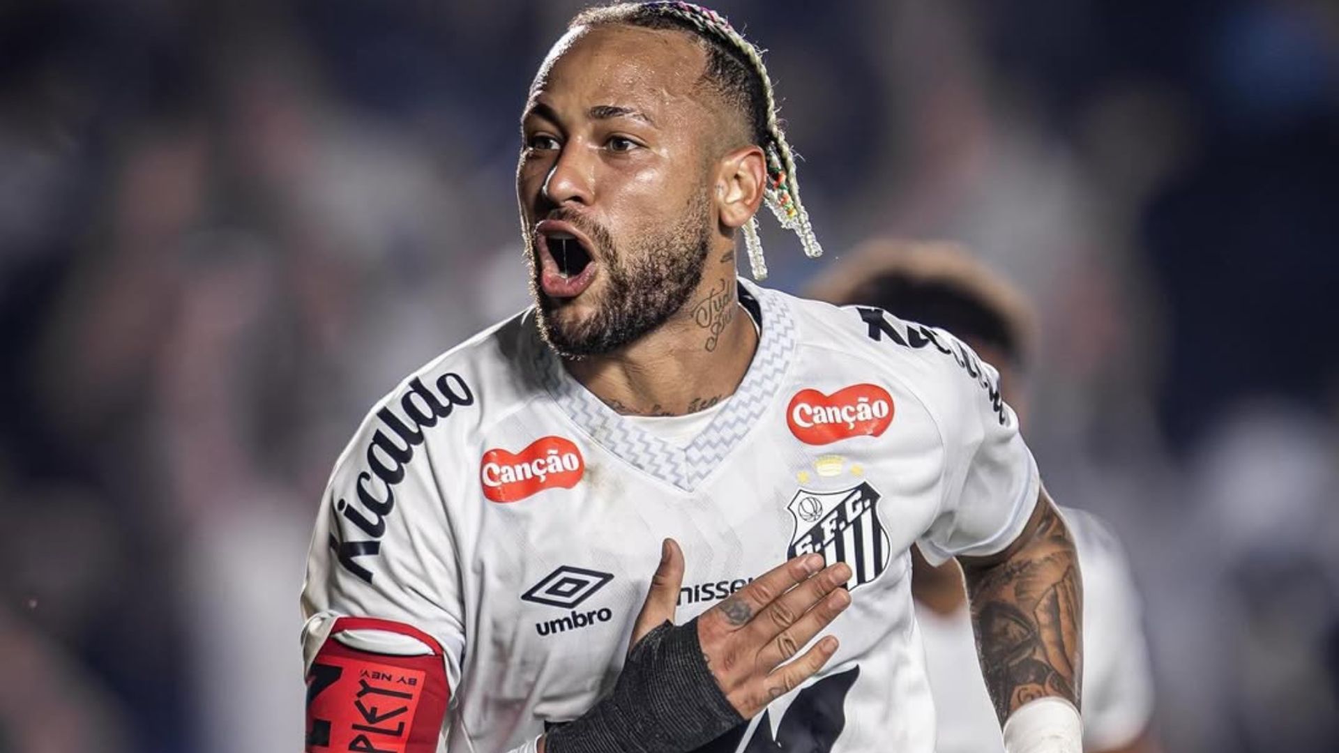 Neymar marcou o único gol da partida | Foto: Raul Barreta/Santos Fc