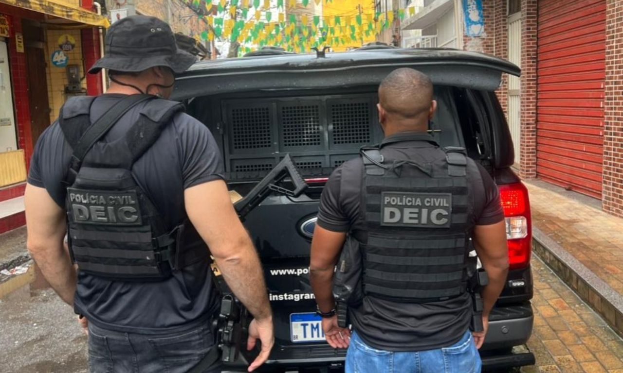 Suspeita de integrar quadrilha de sequestros. Foto: Ascom PC