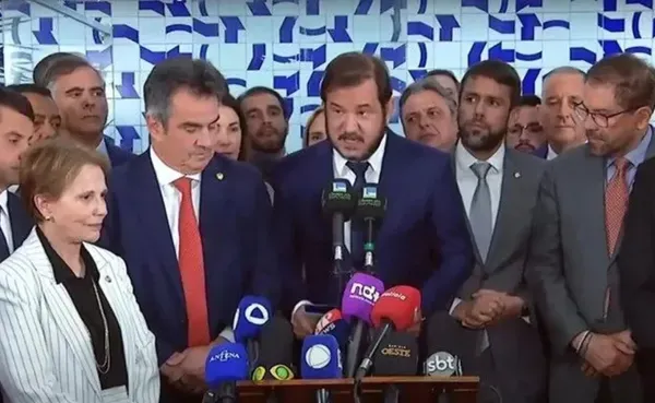 Formalização da federação União-Progessitas; Reprodução/União na Câmara