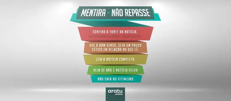 “MENTIRA, NÃO REPASSE”: Aratu Online lança campanha contra boataria na internet; Veja vídeo