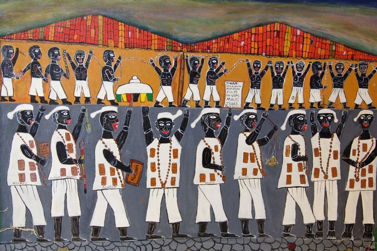 Pintura “Revolta dos Malês” por Sol Bahia. Foto: Divulgação | Con/Vida