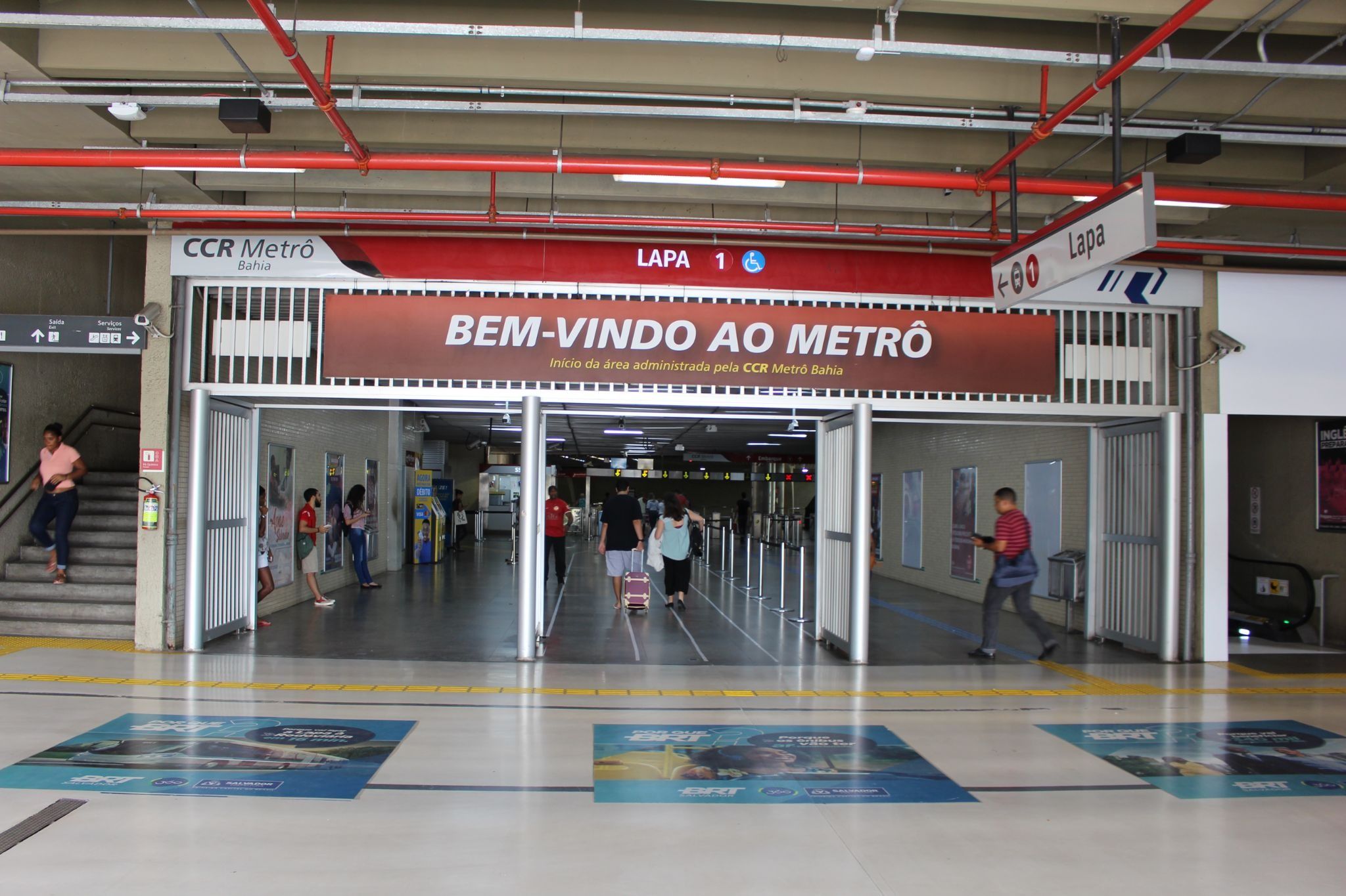 Imposto de Renda no metr&ocirc; de Salvador. Foto: Divulga&ccedil;&atilde;o / Metr&ocirc; Bahia