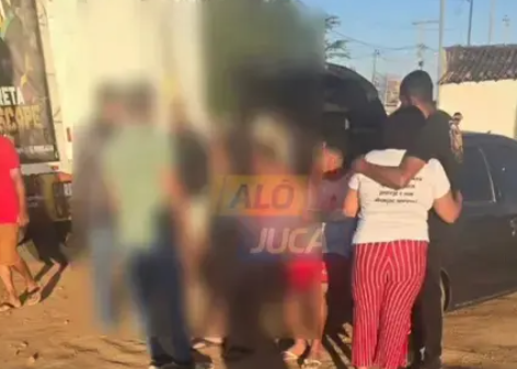 Suspeitos de matarem homem com golpes de capacete s&atilde;o presos.| Reprodu&ccedil;&atilde;o: Al&ocirc; Juca