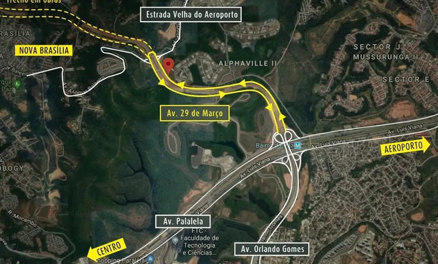 Primeiro trecho da Avenida 29 de Março será inaugurado nesta sexta