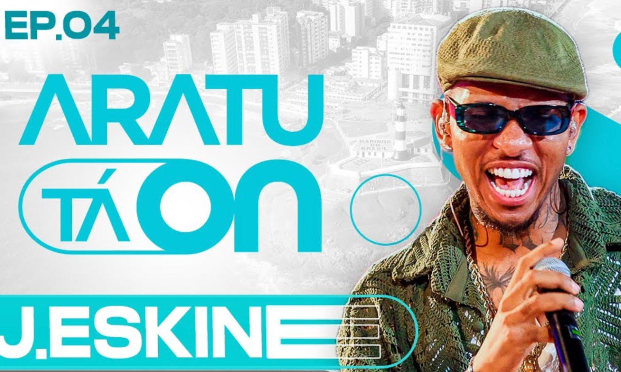 Podcast Aratu tá On recebe J.Eskine, o 'Gânsgter do Arrocha'.Foto: Aratu On
