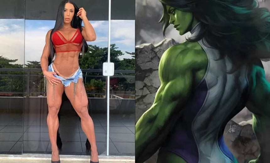  Internauta brinca sobre Gracyanne Barbosa interpretar Mulher Hulk: "eu adoraria"