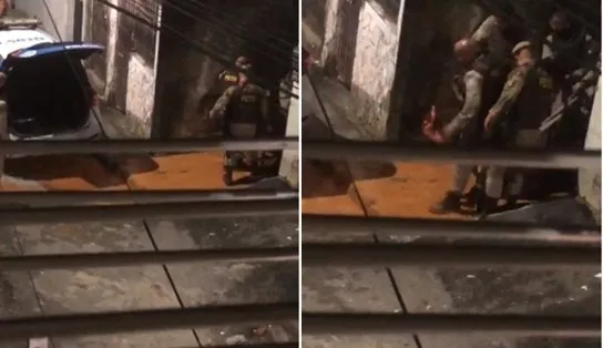 Vídeo: policiais são flagrados colocando corpo de homem nos fundos da viatura; vítima usava tornozeleira eletrônica