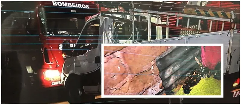 BARRA: Casa fica destruída após criança esquecer vela acesa perto de colchão