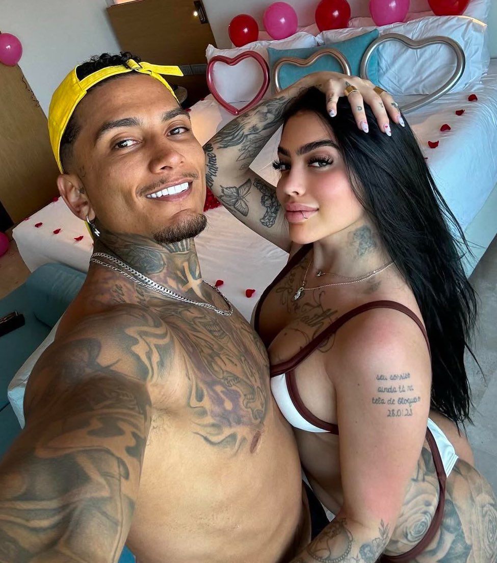 MC Mirella e Dynho Alves. Foto: redes sociais | @mirella