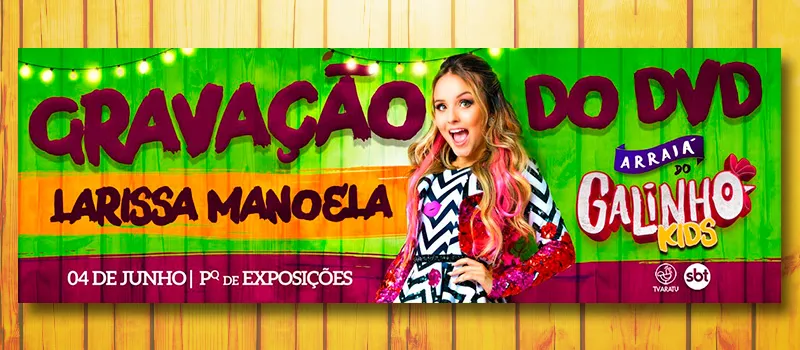 GALINHO SOLIDÁRIO: TV Aratu doa ingressos de Larissa Manoela para instituições de caridade