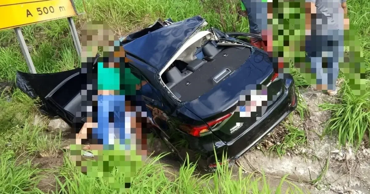 Acidente ocorreu no entroncamento de Muritiba