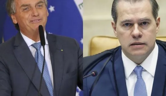 Toffoli rejeita ação de Bolsonaro contra Alexandre de Moraes; "não há justa causa"