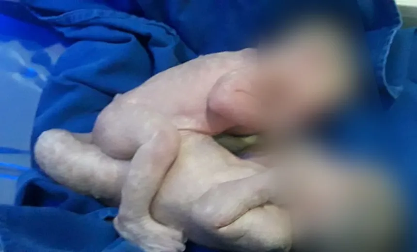 Gêmeas siamesas unidas pelo abdômen nascem em Santo Antônio de Jesus