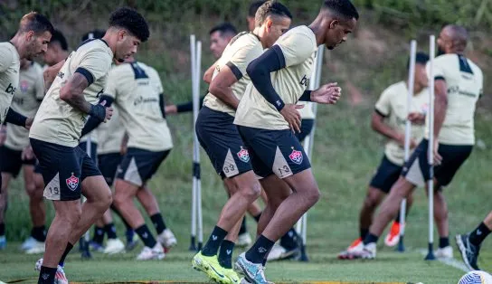 Vitória segue em atividade para jogo contra o Criciúma no Brasileirão