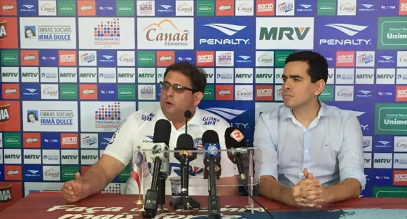 “SONHAR E ACORDAR”: Apresentado, Guto Ferreira garante que o Bahia voltará à primeira divisão