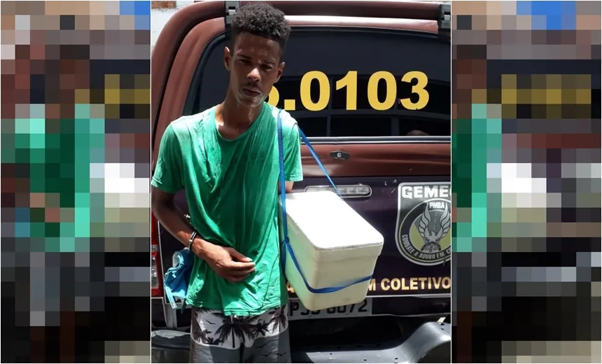 Homem é preso após assaltar ônibus na Boca do rio; criminoso fingia ser vendedor