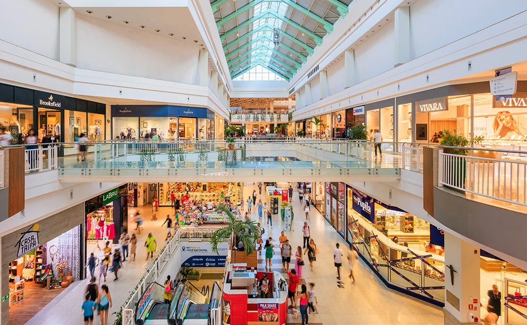 Imagem de lojas de shoppings