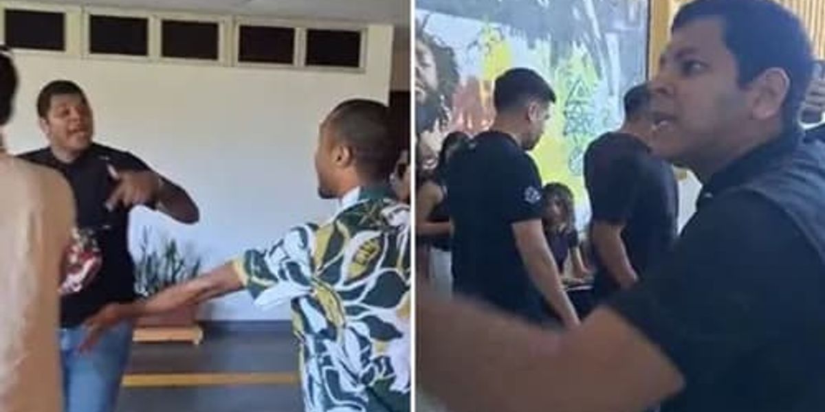 Deputado Estadual Diego Castro Durante Episódio Que Gerou Confusão Na Ufba, Em Salvador