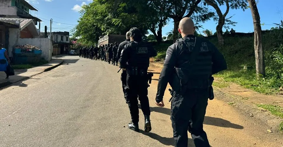 'Ponta de Lança': operação reprime tráfico e crimes contra a vida no bairro da Palestina
