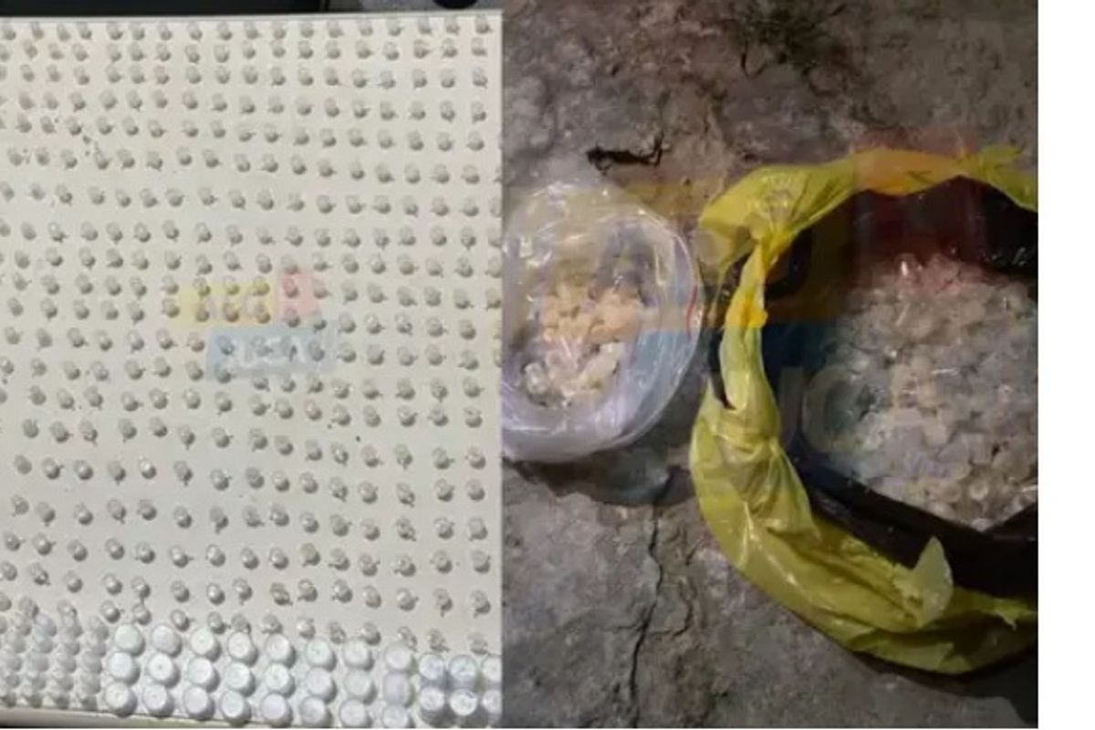 Drogas apreendidas em S&atilde;o Francisco do Conde. Foto: Reprodu&ccedil;&atilde;o | Al&ocirc; Juca