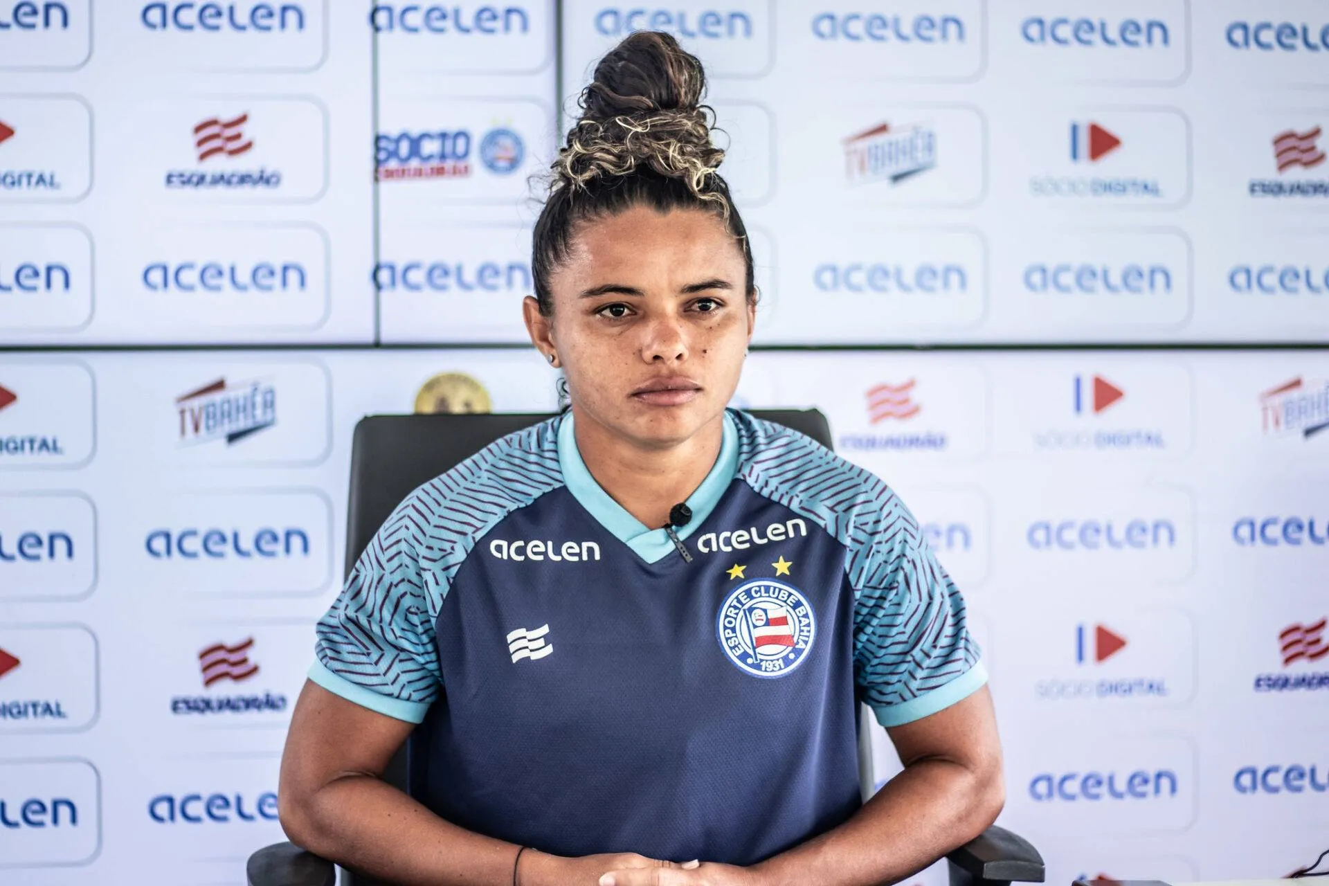Vilma comemora primeiro gol pelo Bahia e prega foco na continuidade do Baianão