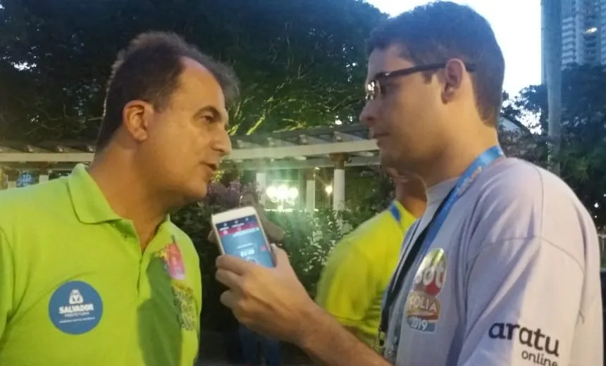 “Circulam normalmente”, diz Fábio Mota sobre aplicativos de transporte no Carnaval