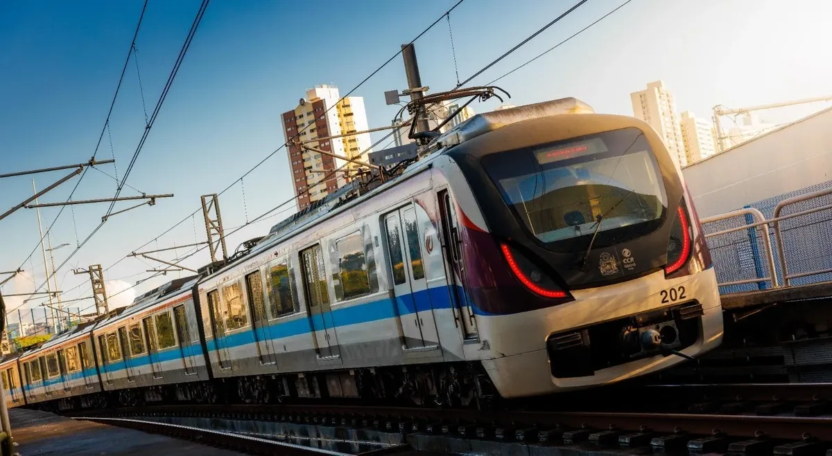 Imagem do metrô de Salvador 