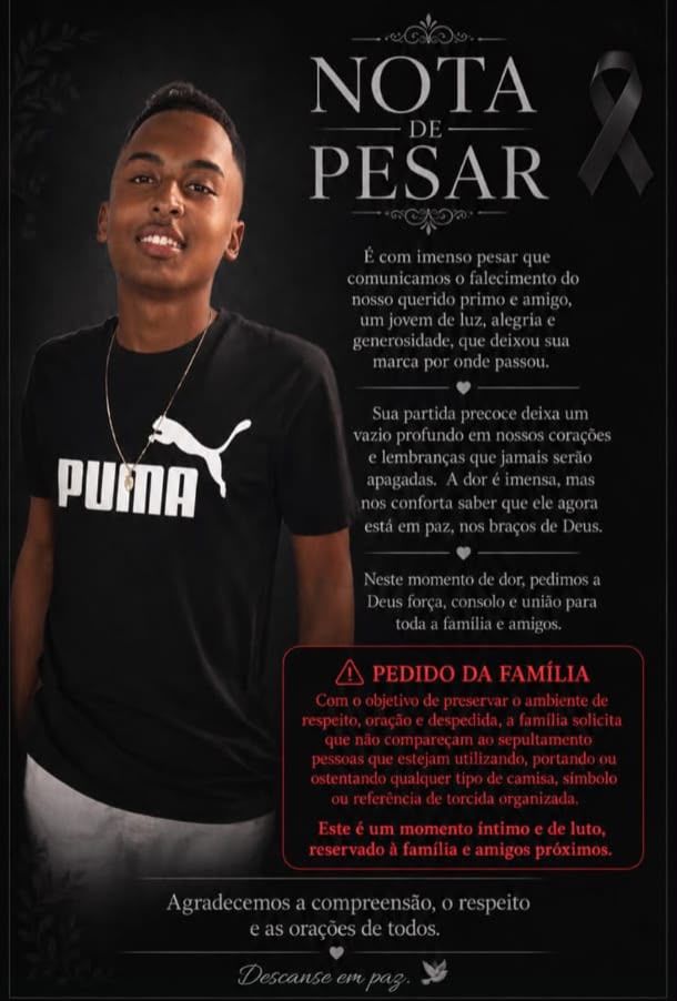Fam&iacute;lia De Lucas Dos Reis Bomfim Faz Apelo Antes Do Sepultamento Do Jovem, Em Salvador